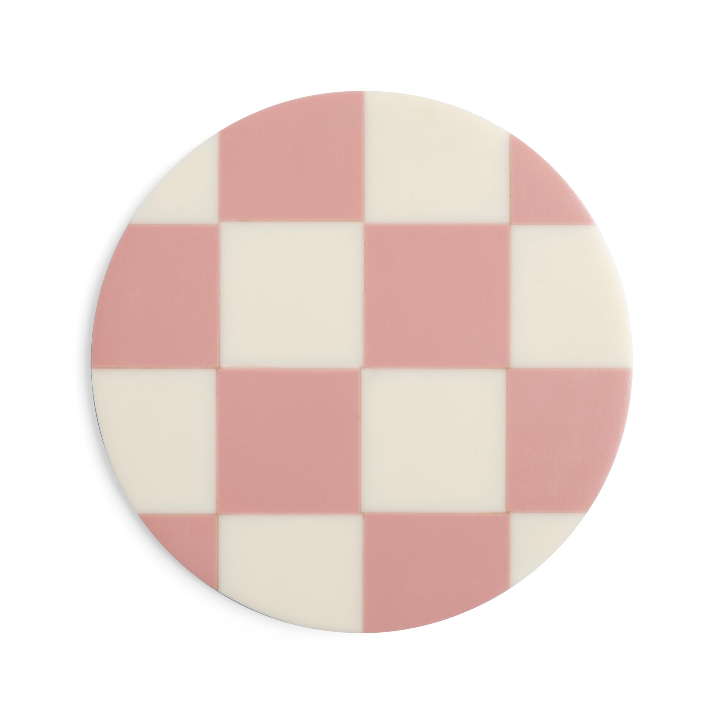 &Klevering - Untersetzer Checkerboard rosa