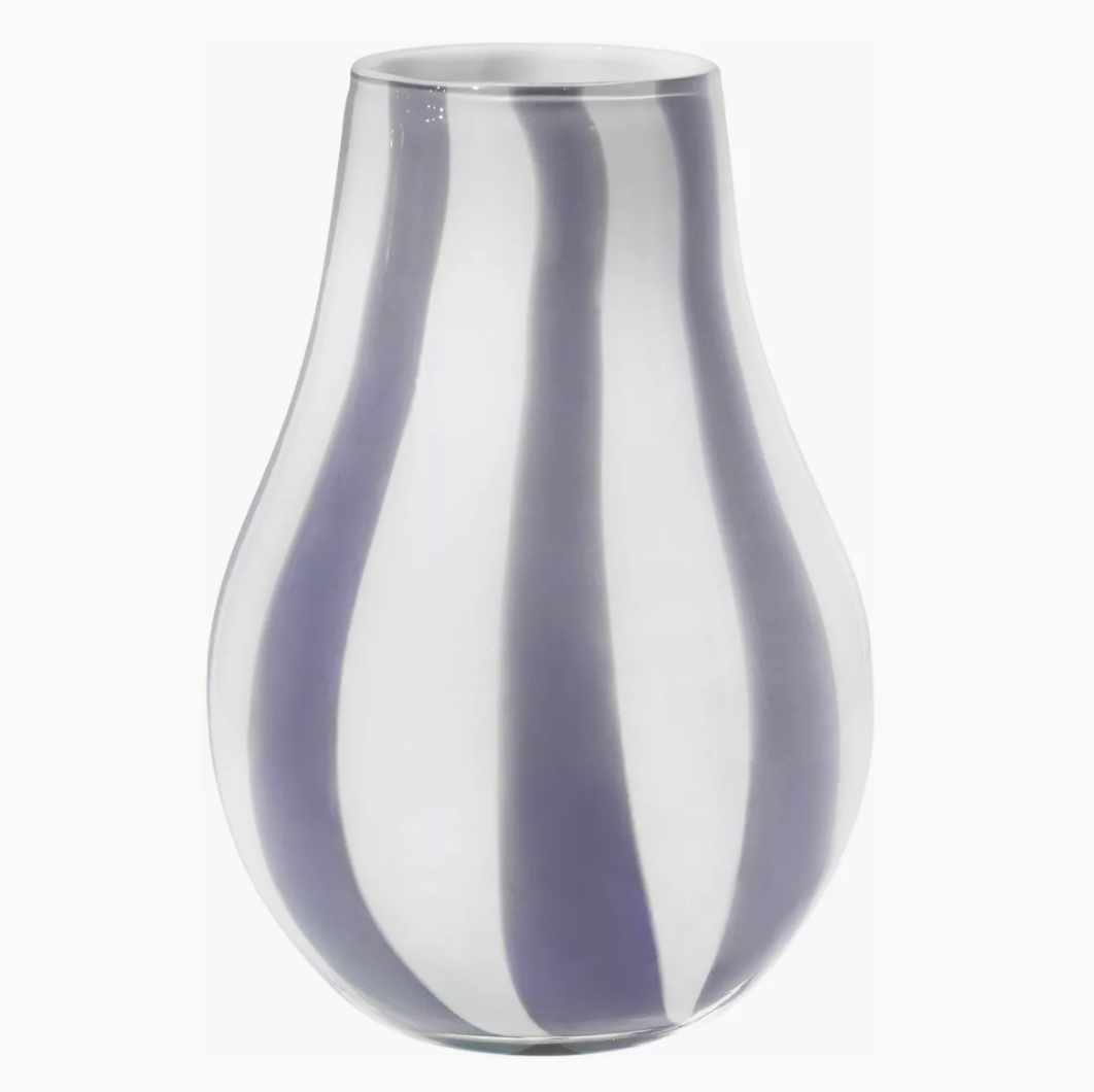 Broste - Vase Stripe lila